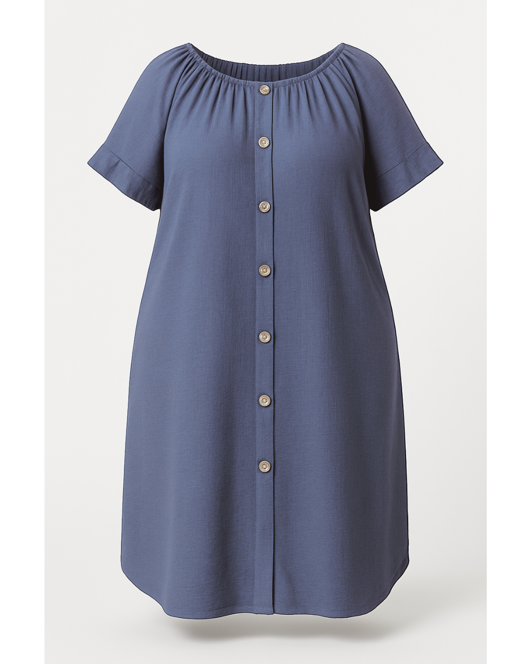 ROBE BOUTON ENCRE