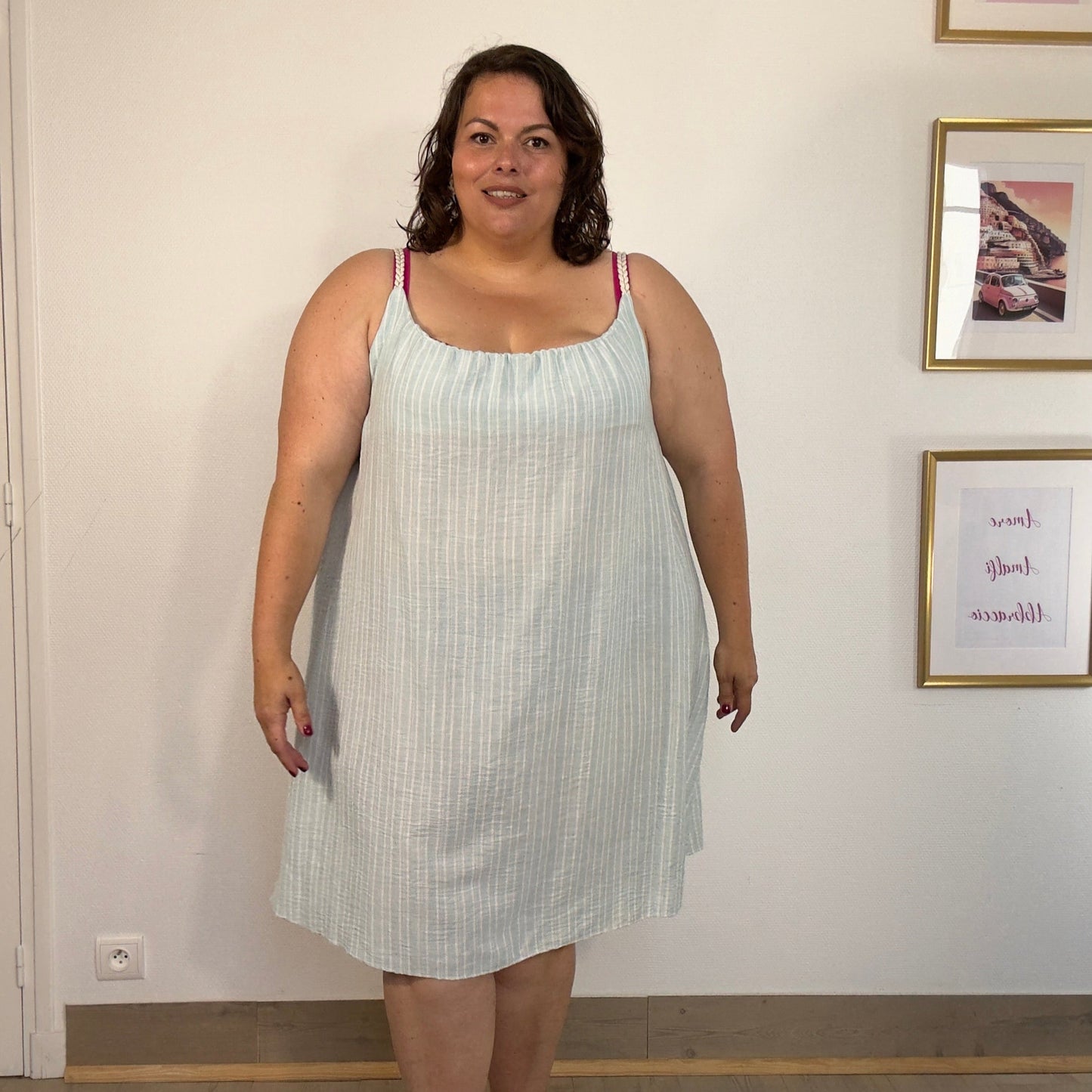 ROBE LINA VERT D'EAU