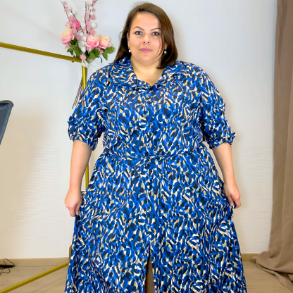 ROBE CHEMISE LONGUE IMPRIMÉ BLUESTAIN L'indisciplinée