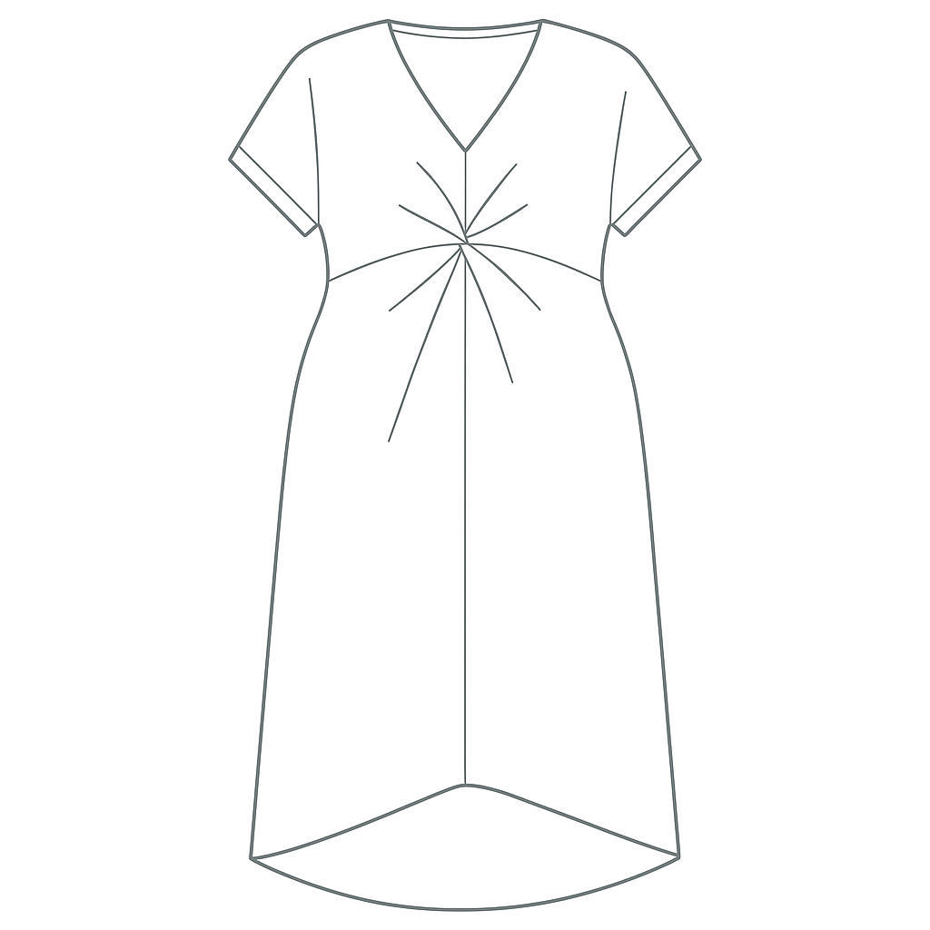 ROBE TWISTY ROSE
