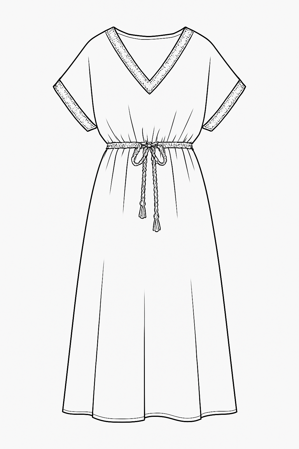ROBE BOHEME BLANCHE