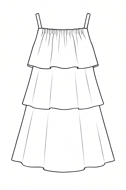 ROBE TULIPE BLEU ROI