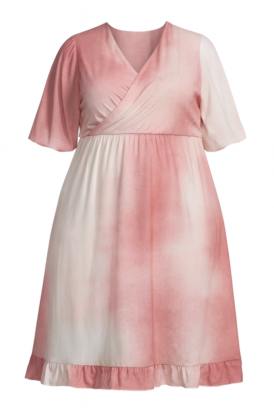 ROBE CACHE-COEUR - PEACH FUZZ