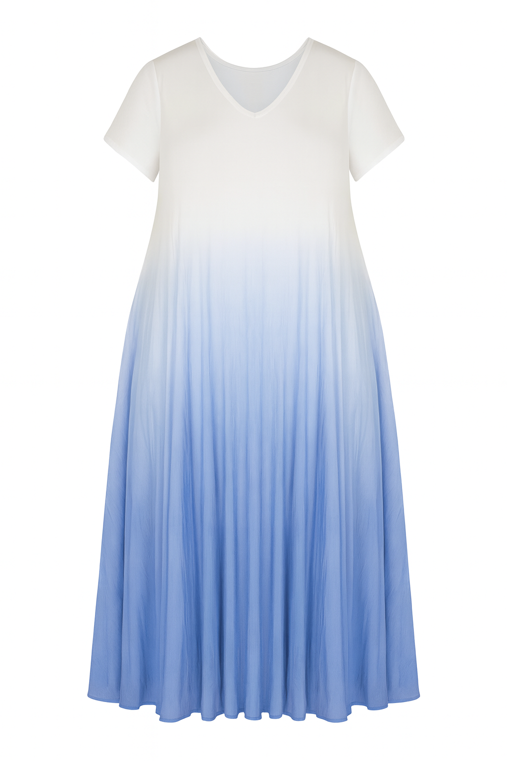 ROBE LONGUE TYE & DYE BLEU