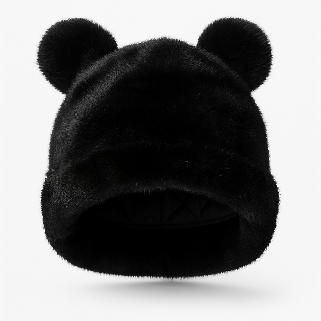 CHAPEAU FAUSSE FOURRURE OREILLES OURS