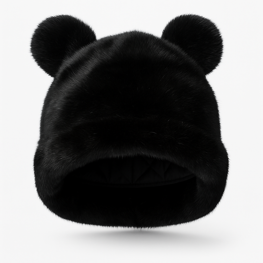 CHAPEAU FAUSSE FOURRURE OREILLES OURS