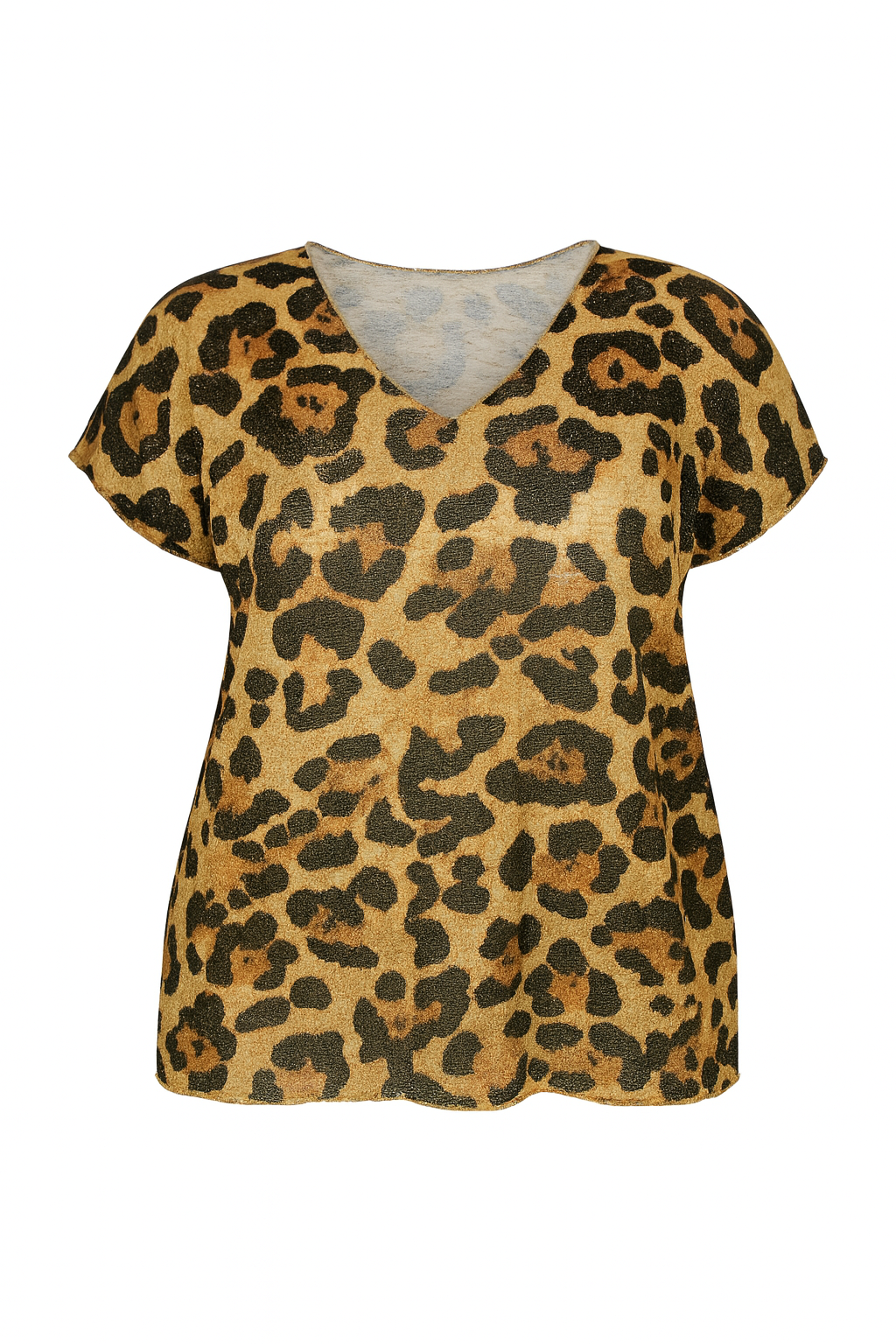 TOP LUREX LEOPARD