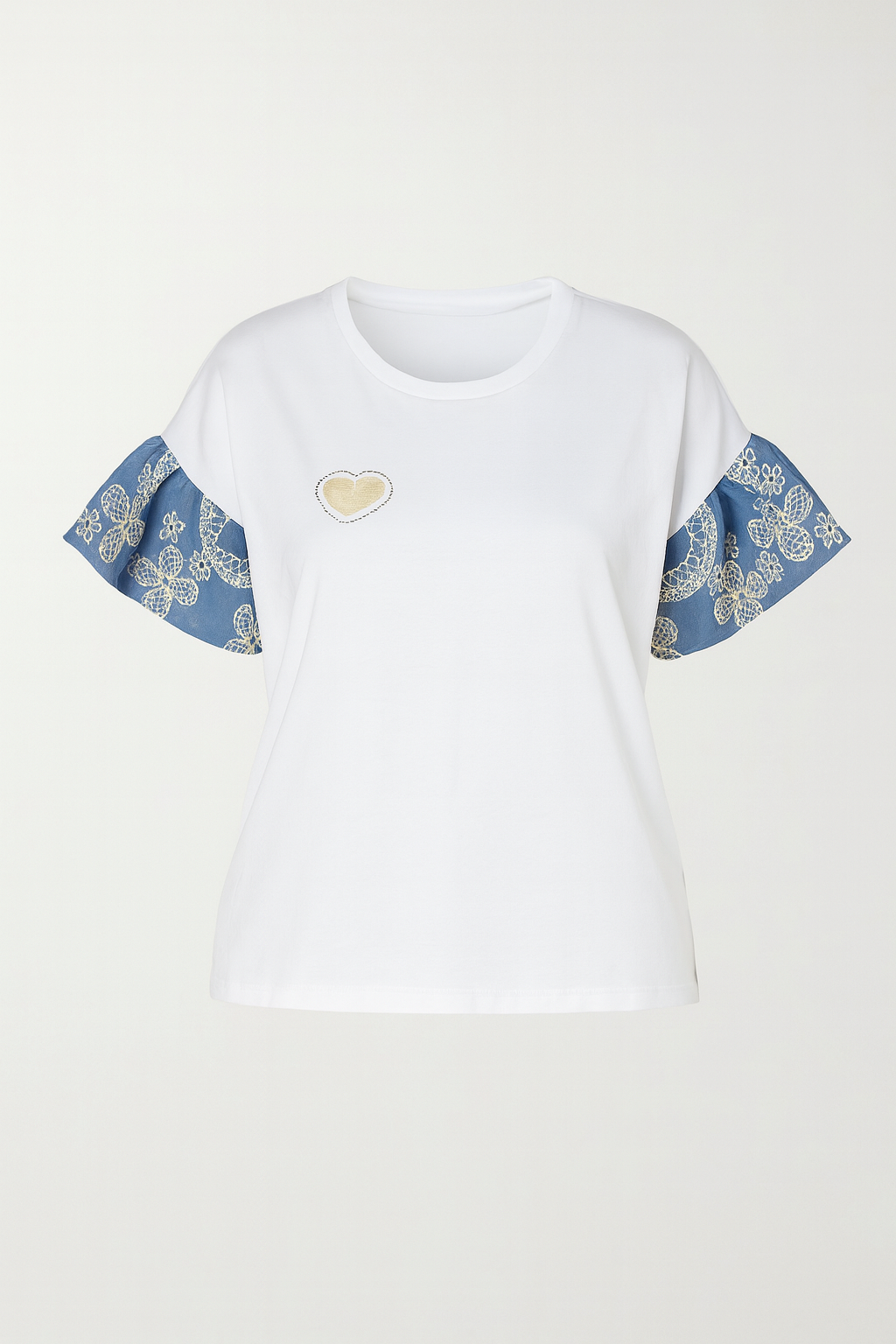 TOP BRODERIE & JEANS