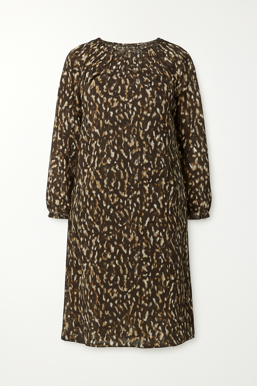 ROBE PLISSEE LATTE