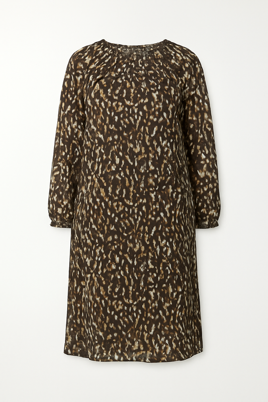 ROBE PLISSEE LATTE
