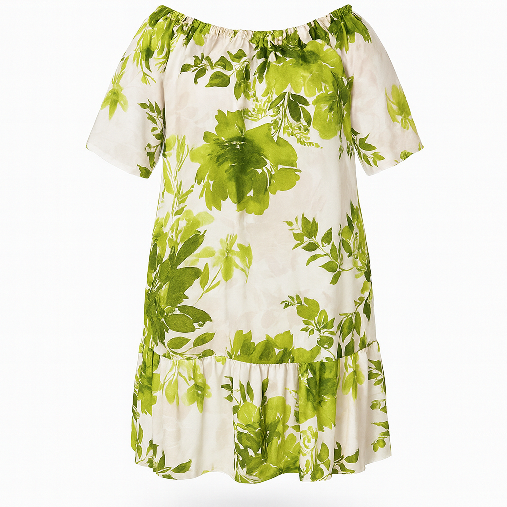 LEAVES GREEN DRESS