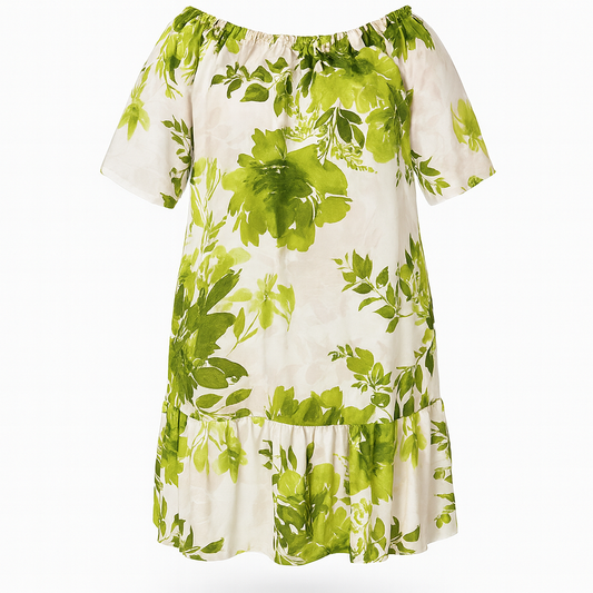 LEAVES GREEN DRESS