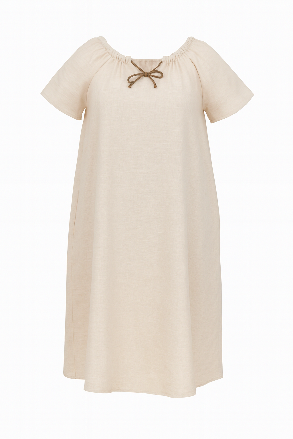 ROBE VISCOSE BEIGE
