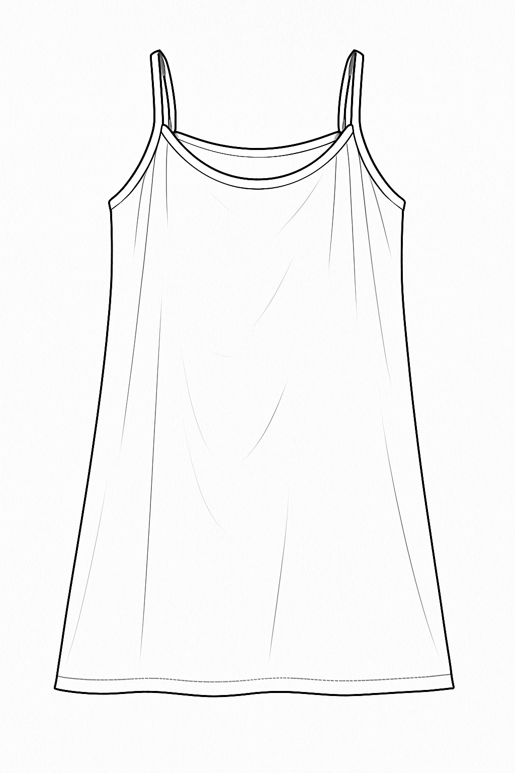 ROBE A BRETELLE FUSCHIA