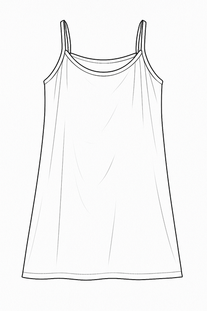 ROBE A BRETELLE FUSCHIA