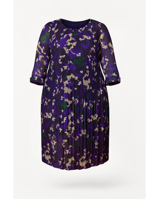 ROBE PLISSEE AMETHYSTE