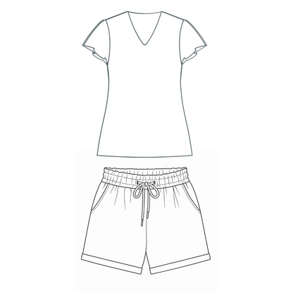 ENSEMBLE SHORT NUAGE