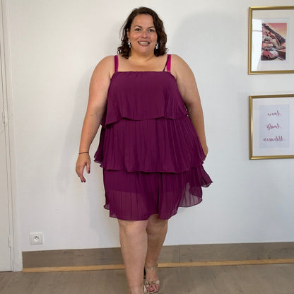 ROBE TULIPE VIOLETTE