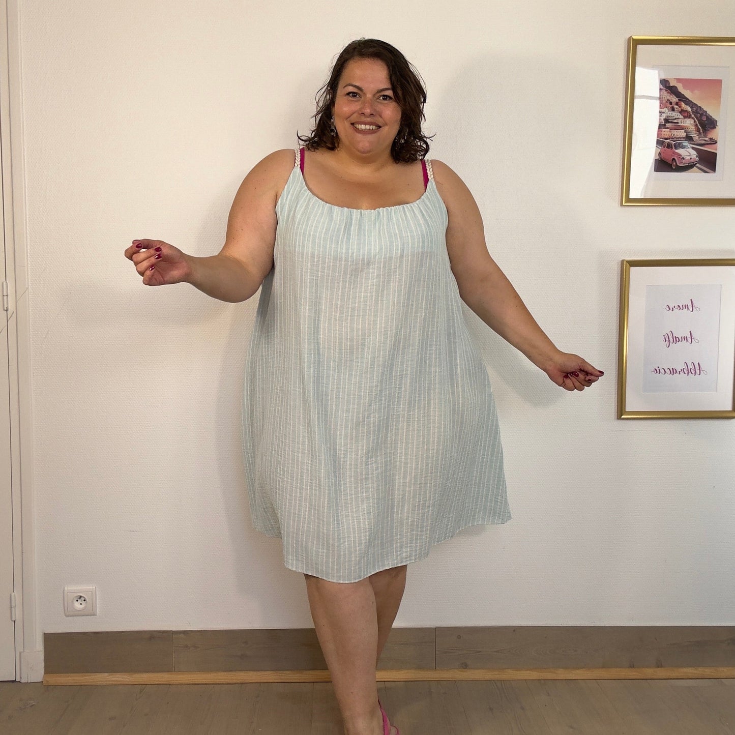 ROBE LINA VERT D'EAU