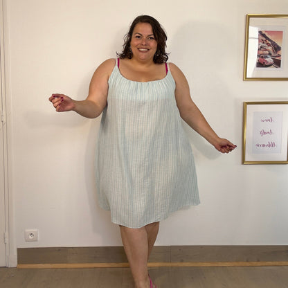 ROBE LINA VERT D'EAU