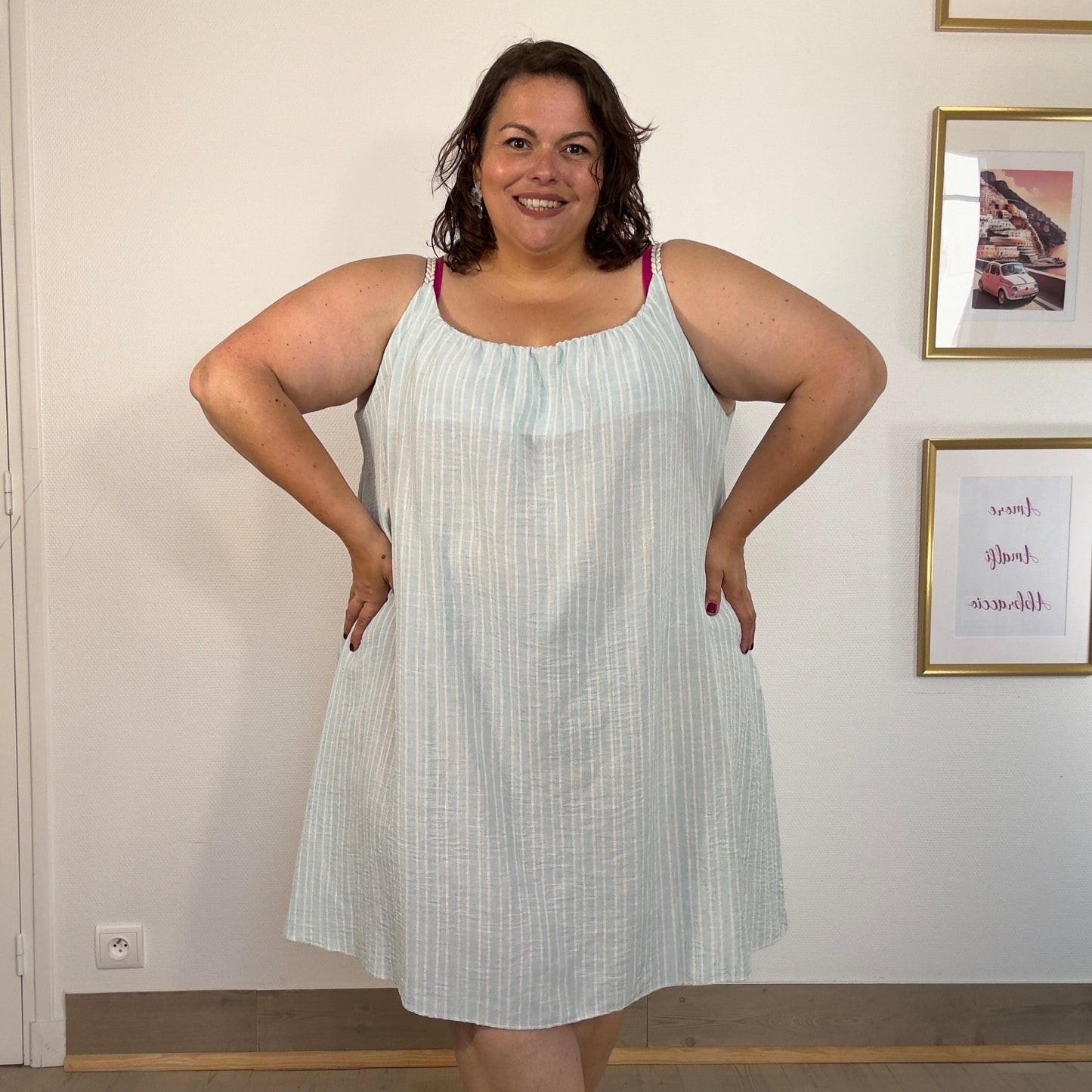 ROBE LINA VERT D'EAU