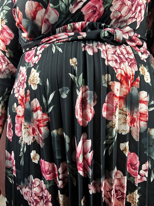 ROBE EMPIRE FLEURIE