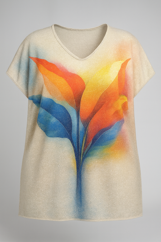 TOP LUREX MULTICOLORE