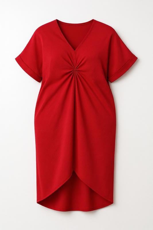 ROBE TWISTY ROUGE